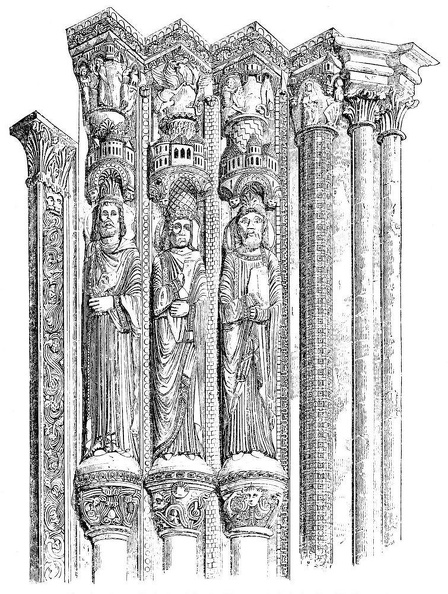 Statues in the South Porch of Bourges Cathedral.jpg