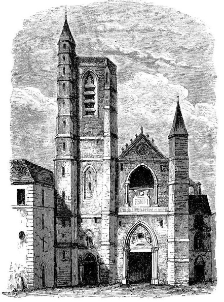 Ancient Church of St. Paul-des-Champs, at Paris, founded, in the Seventh Century.jpg