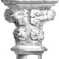 Capital in the Church of the Célestins (destroyed), Paris. (Fourteenth Century.)