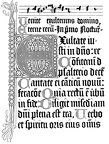 Fac-simile of a page of the Psalter of 1459