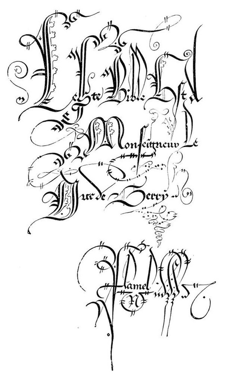 Fac-simile of the Inscription Ex libris, &c., in the beginning of a Manuscript.jpg