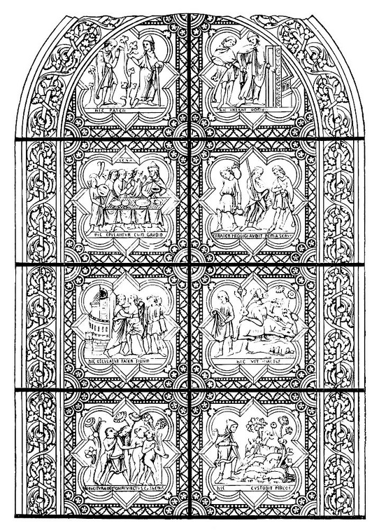 Fragment of a Church-window, representing the 'Prodigal Son.'.jpg