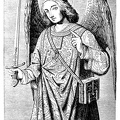 Miniature from the Prayer-book of Anne de Bretagne, representing the Archangel St. Michael.jpg