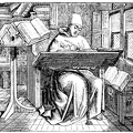 Scribe or Copyist, in his Work-room