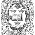 Seal of the University of Oxford, in which is a Book bound with Corners and Clasps