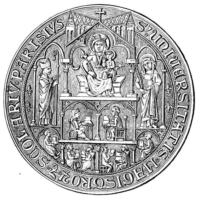 Seal of the University of Paris (Fourteenth Century).jpg