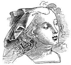 Sketch of the Virgin of Alba
