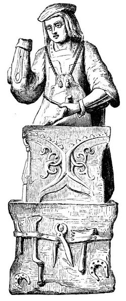 St. Eloi, Patron of Goldsmiths and Farriers