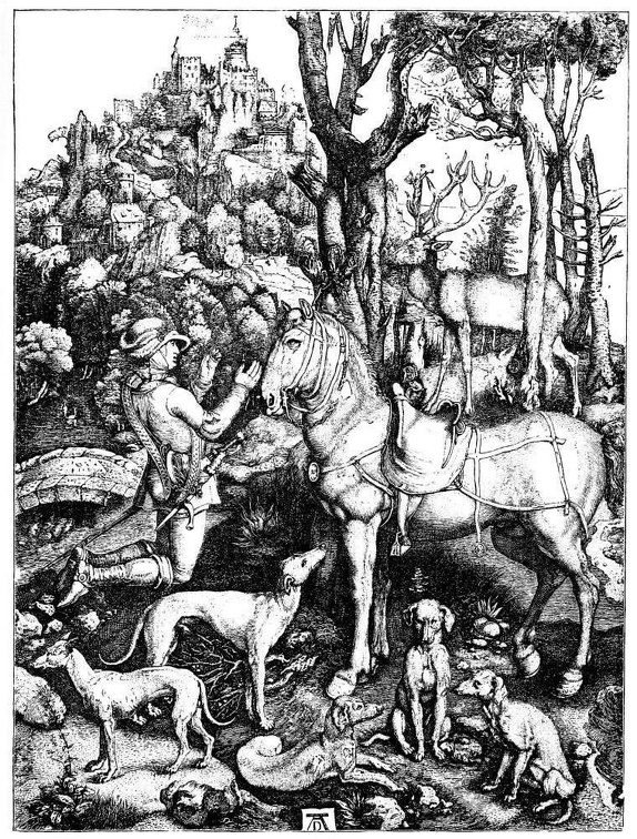 St. Hubert praying before the Cross borne by a Stag.jpg