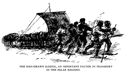 The Man-drawn sledge
