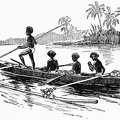 An Outrigger Canoe