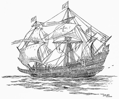 A Galleon of the Time of Elizabeth