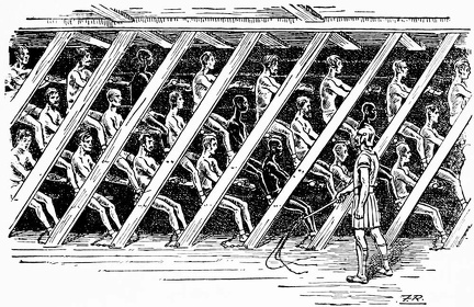 Seating Arrangement of Rowers in a Greek Trireme