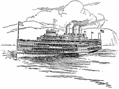 A Hudson River Steamer