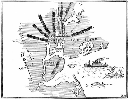 A Map of the Port of New York