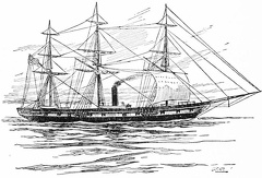 A Steam Frigate—the U. S. S. Hartford