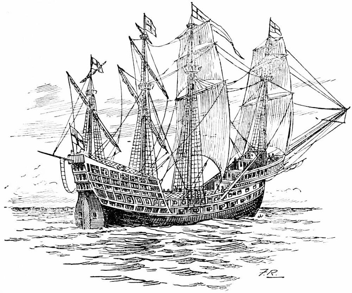 An English Warship of the Time of Henry V.jpg