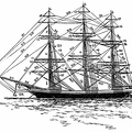 The Rigging of a Three-masted Ship