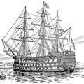 A British Line-of-Battle Ship, 1790
