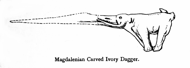 Magdalenian Carved Ivory Dagger
