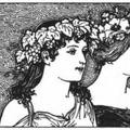Four ladies with flowers in their hair