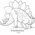 Ornithischian dinosaurs - Stegosaurus