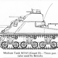 Medium Tank M3A5 (Grant II) - 75 mm gun - 1941