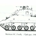 Sherman VC, Firefly - 17 pounder gun - 1944