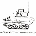 Light Tank Mk VIA - Vickers machine guns - 1937