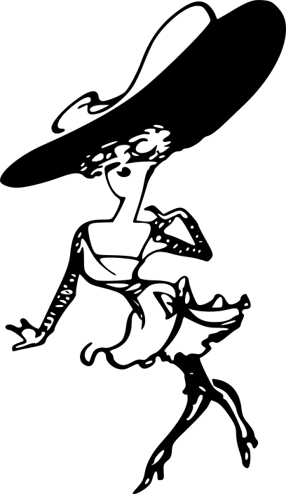 lady with hat
