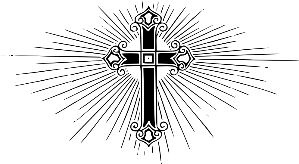 Cross with rays