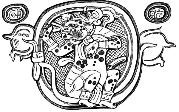 Design on Engraved Pot representing a Tiger seated in a Wreath of Water Lilies.jpg