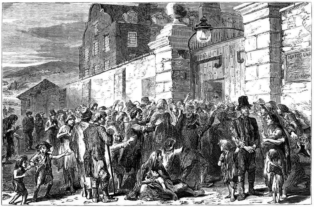 Starving Peasants at a Work-house Gate