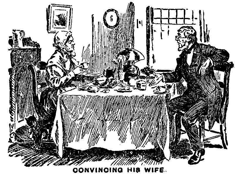Convincing his Wife