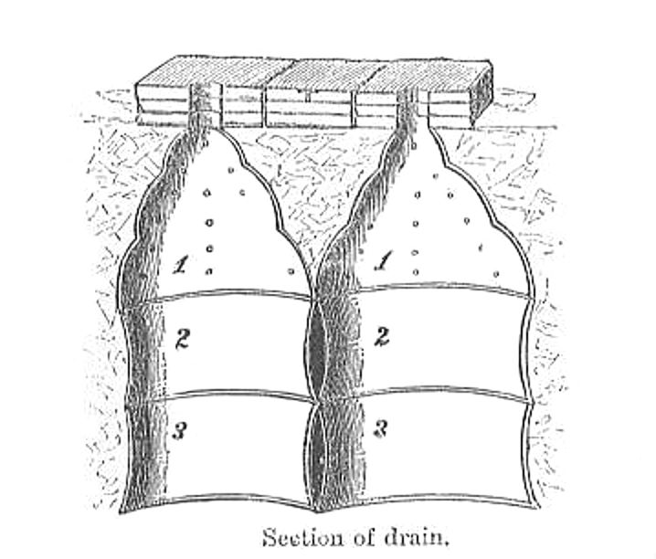 Section of Drain