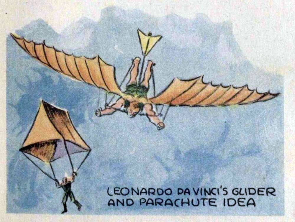 Leonardo da Vinci's Glider and Parachute Idea.jpg