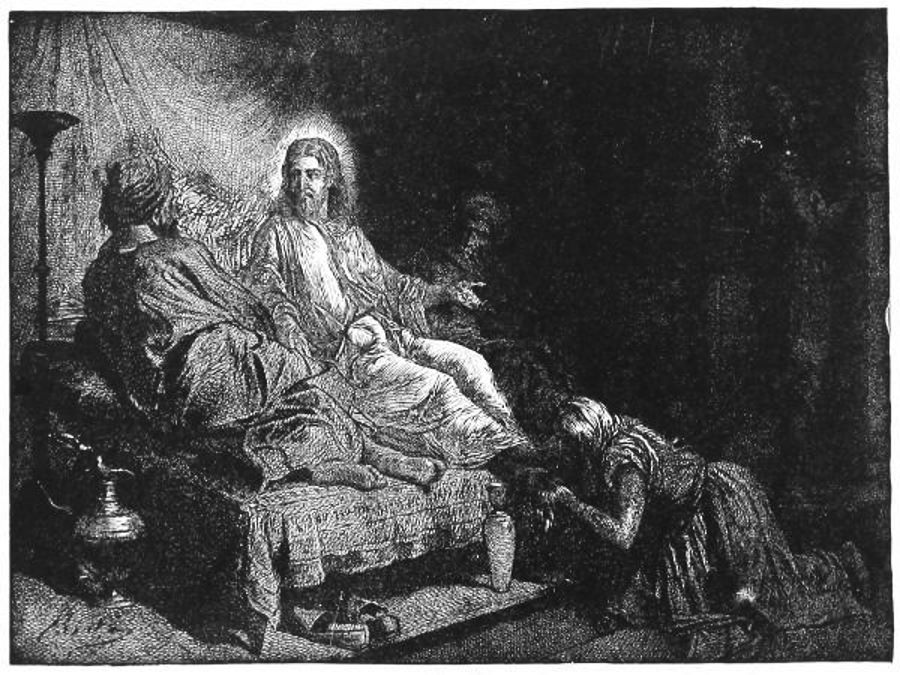 Mary Magdalene anointing the feet of Jesus.jpg