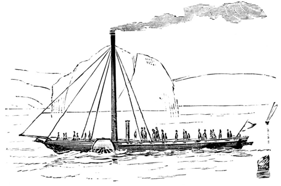 Bell’s ‘Comet,’ off Dumbarton on the Clyde, 1812.jpg