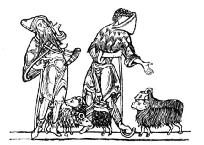 Costume of Shepherds in the Twelfth Century