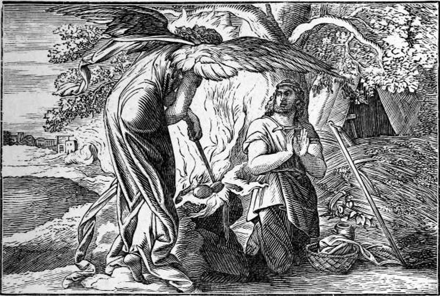 Gideon's Offering Burnt by Fire From the Rock.jpg