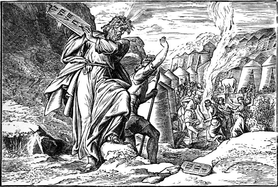 Moses Destroys the Tables of the Law