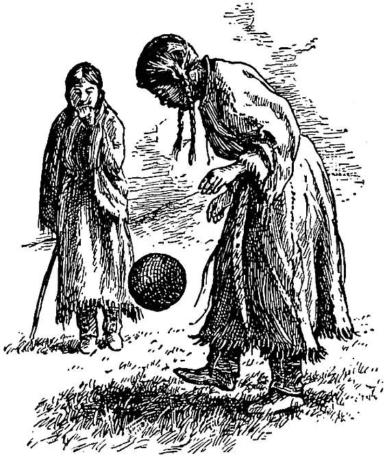 We also had a big, soft ball, stuffed with antelope hair, which we would bounce in the air with the foot.jpg
