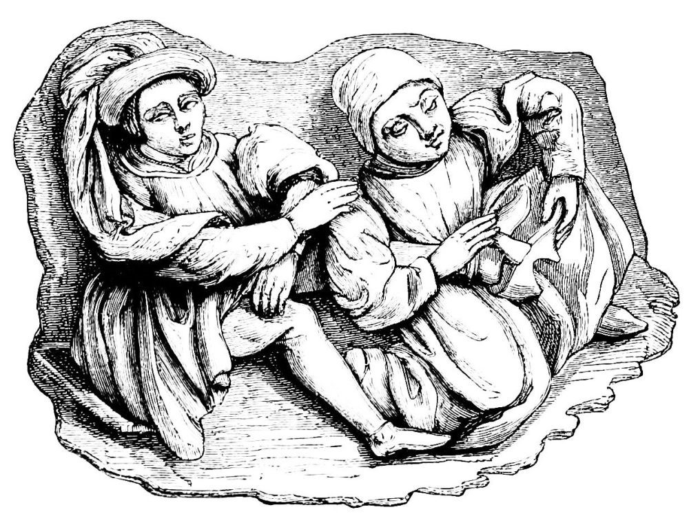 Bas-relief in carved wood, representing a Domestic Scene.jpg