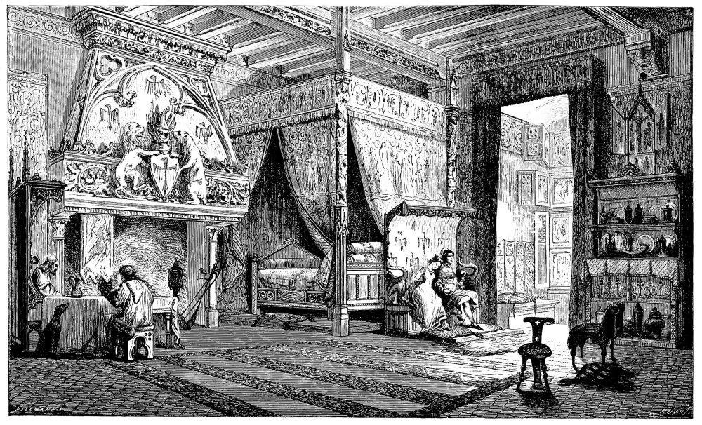 Dwelling room of a Seigneur of the Fourteenth Century.jpg