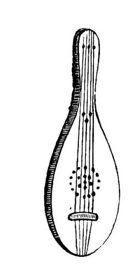 Five-stringed Lute. Thirteenth Century.jpg