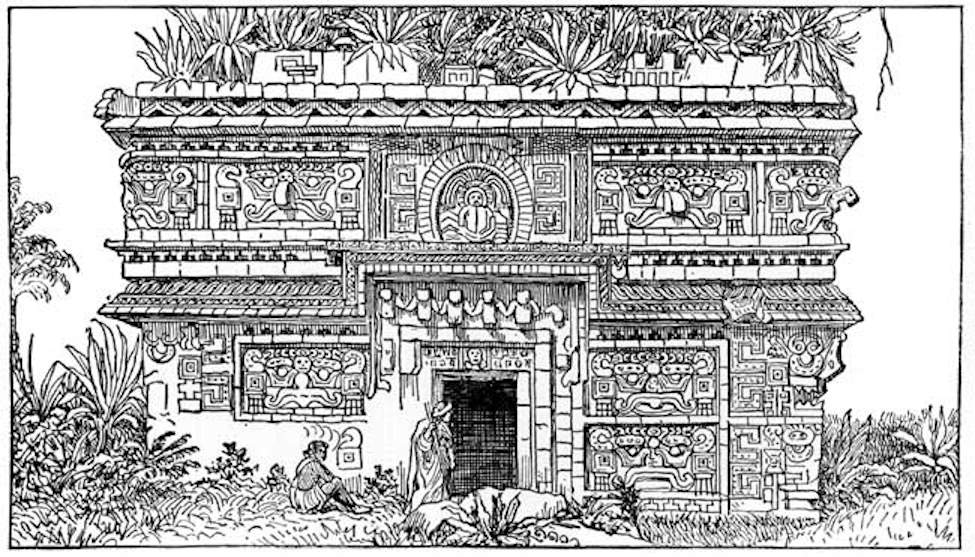 Prehistoric Structure, Uxmal (Yucatan)